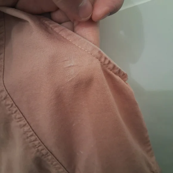 LOVE TREE Blush Pink Sleeveless Vest With Pockets Size Large Medium - Picture 4 of 9